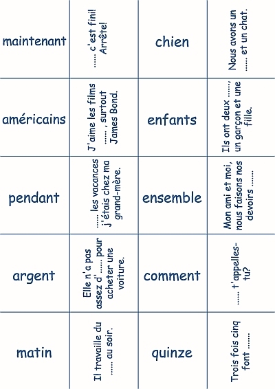 Opstap Frans Deel 2b Franse woorden